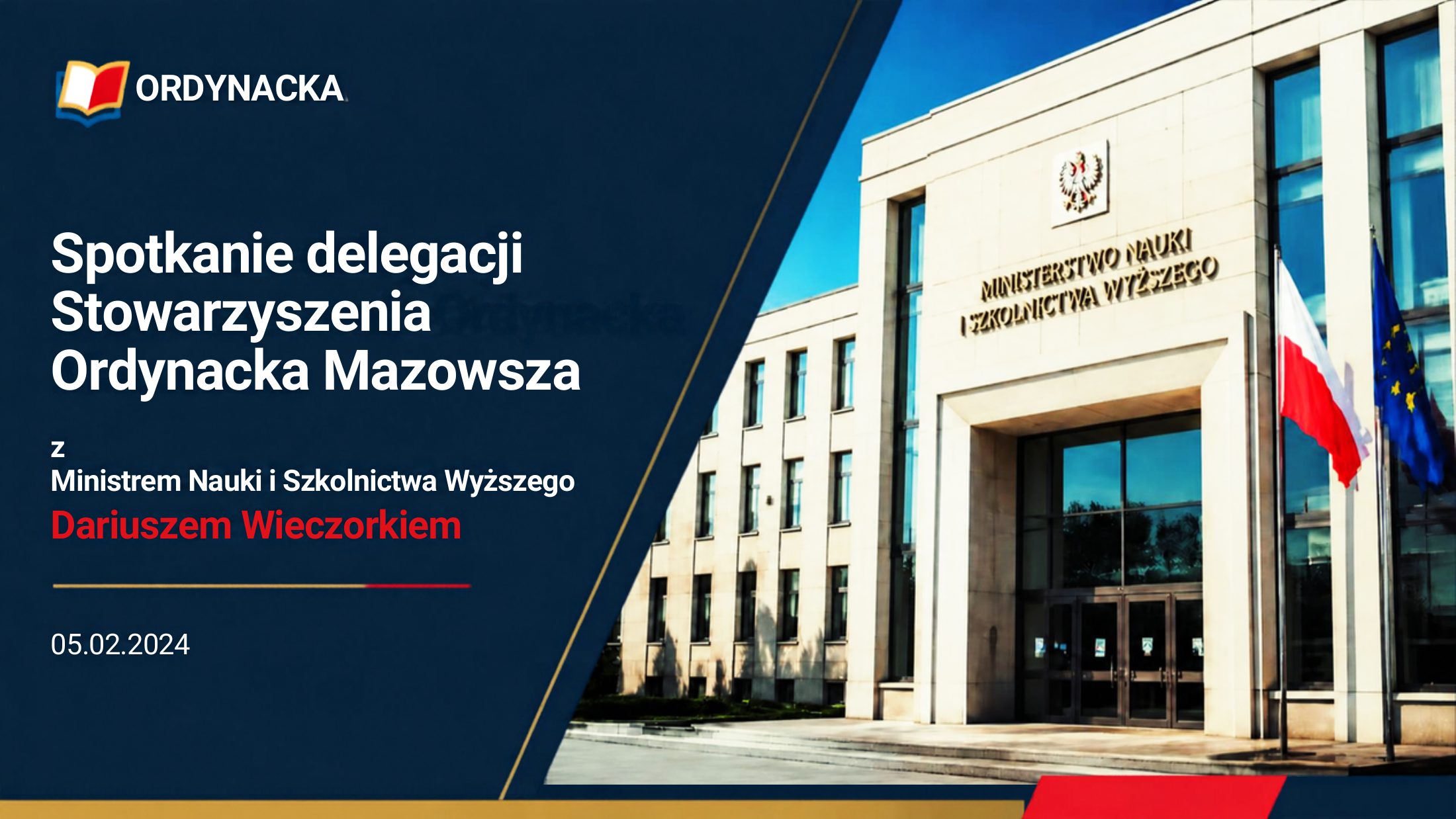Pierwsza strona prezentacji: Minister Wieczorek